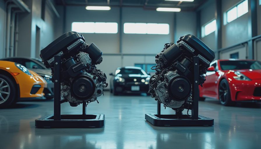 Visual context for Nissan 350Z HR vs DE engine